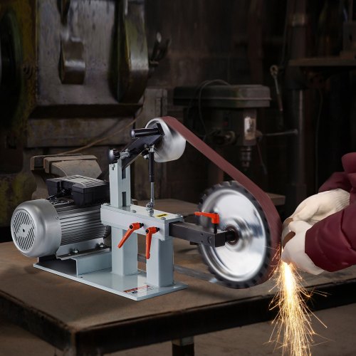 Belt Grinder Sander 2"x82" 2hp Polisher 1.5kw 3in1 Grinding Wheel Ce Approved
