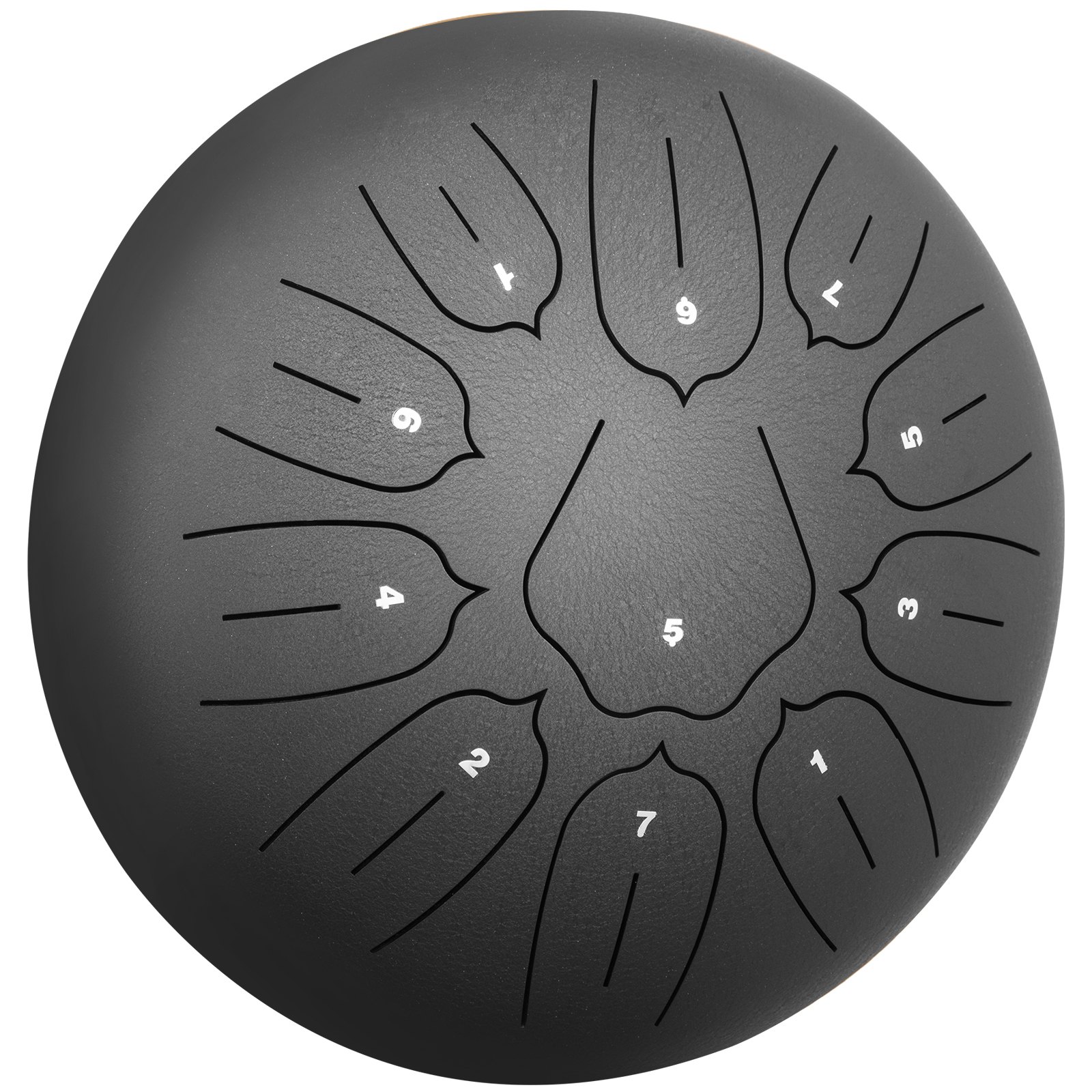 Steel Tongue Drum Handpan 10'' 11 Tones Steel Tongue Drum stalen pan