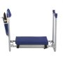 VEVOR Kniebank 585x300x485 mm, Kniekussen 279x385mm Kniekussen, Kniehulpmiddel voor tuinieren tot 160 kg, Opvouwbare tuinstoel met 1 gereedschapstas, Werkkruk verlicht knie- en rugpijn