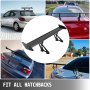 VEVOR GT Wing Spoiler rear spoiler rear wing spoiler universal spoiler gt spoiler 110CM Lightweight Aluminum Rear Spoiler Wing for BGW Drift JDM Drift Black Universal Spoiler (43.3" Single deck)
