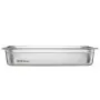 VEVOR 4 Pack Hotel Pans, Full Size Anti-Jam Steam Pan with Lid, 0.8mm Thick Stainless Steel Steam Table Pan, 4-Inch Deep Commercial Table Pan, Catering Storage Food Pan, for Industrial & Scientific