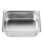 VEVOR 8-pack hotelpannen, 1/2 formaat anti-stempel stoompan met deksel, 0,8 mm dikke roestvrijstalen stoompan, 4-inch diepe commerciële tafelstoompan, pan voor het bewaren van cateringvoedsel, voor industrie en wetenschap