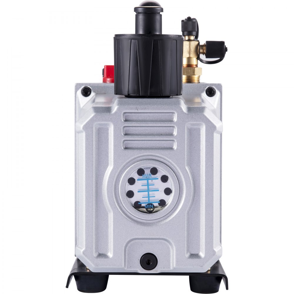 VEVOR Vacuümpomp 12CFM Negatieve drukpomp 1HP 5 Pa Hoog rendement vacuümpomp Ideaal voor huishoudelijke airconditioning, auto-onderhoud, vacuümverpakking