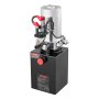 VEVOR 6 L Hydraulic Power Unit, Single Acting Dump Trailer Pump, 22 MPa Max Relief Pressure & 3.4 L/min Flow Rate, DC 12V Hydraulic Pump with Metal Reservoir for Dump Trailer Car Lifting, Black