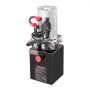 VEVOR 4 L Hydraulic Power Unit, Double Acting Dump Trailer Pump, 22 MPa Max Relief Pressure & 3.4 L/min Flow Rate, DC 12V Hydraulic Pump with Metal Reservoir for Dump Trailer Car Lifting, Black