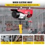 1320Lbs Electric Hoist Winch Lifting Engine Crane Remote Control Brackets Steel