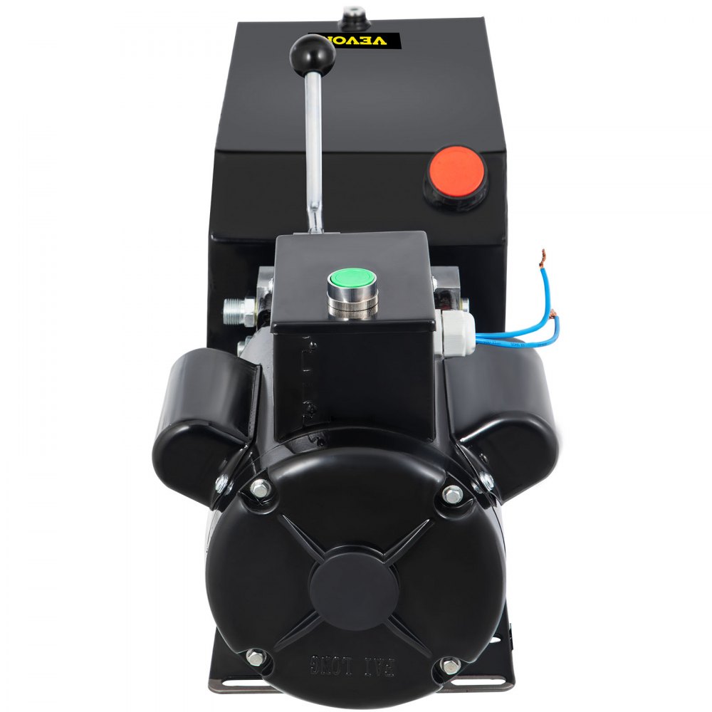 Mophorn Hydraulic Pump 14 Quart Hydraulic Power Unit 2950 PSI Car Lift Hydraulic Pack Dump Trailer 230V 60Hz 1 PH Auto Repair Shop with Oil Reservoir Tank