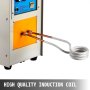 VEVOR 15KW hoogfrequente inductieoven, kopersmeltmachine, hoogfrequente verwarmingsmachine, hoogfrequente inductieverwarmer, inductieverwarmer, lasmachine kabeldraad, metalen gereedschap soldeermachine