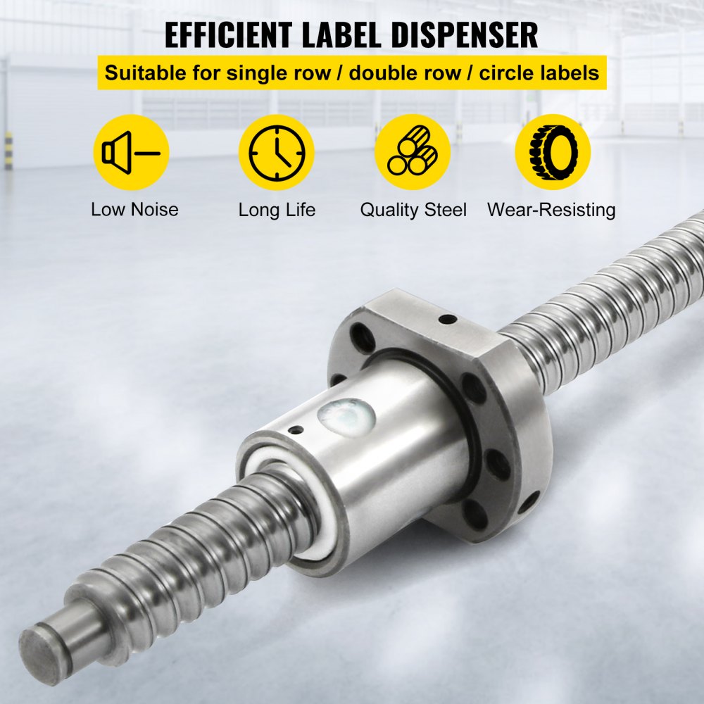 VEVOR Lineaire Geleiding Lineaire Rails 1 set RM1605--1000mm Anti-terugslag kogelomloopspindel& BF12/BK12 Top Lokaal Hot