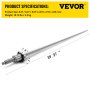 VEVOR Lineaire Geleiding Lineaire Rails 1 set RM1605--1000mm Anti-terugslag kogelomloopspindel& BF12/BK12 Top Lokaal Hot