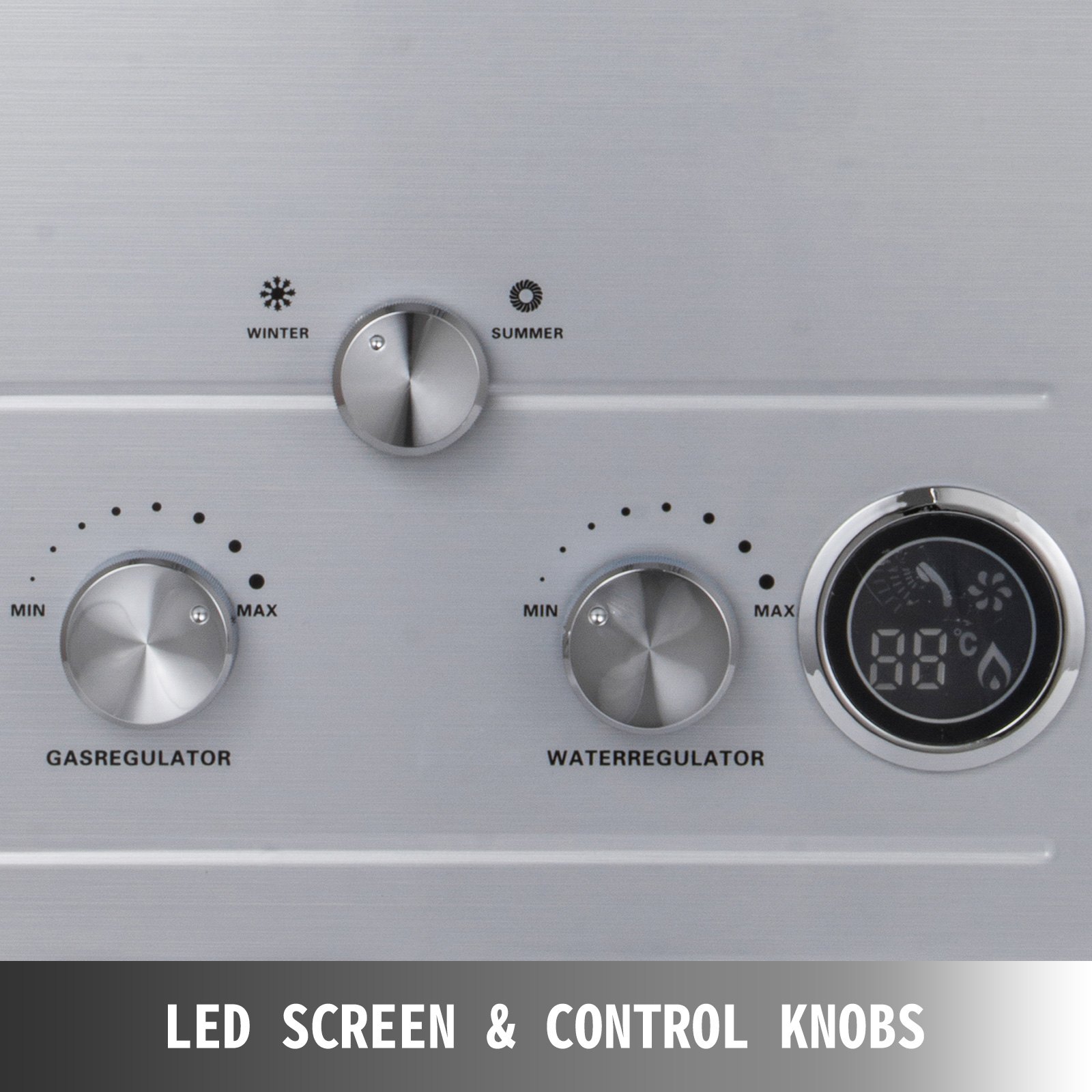 36KW 18L 4.8GPM Aardgas Tankless Instant Boiler Boiler Badkamer Douche