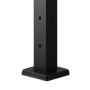 VEVOR kabelleuningpaal, 914 x 50,8 x 50,8 mm, kabelleuningpaal voor trapleuningen met voorgeboorde gaten L, roestvrij staal SUS304, voor leuningen, balustrades, zwart, 1JZLGZXHS914ZPBNY001V0