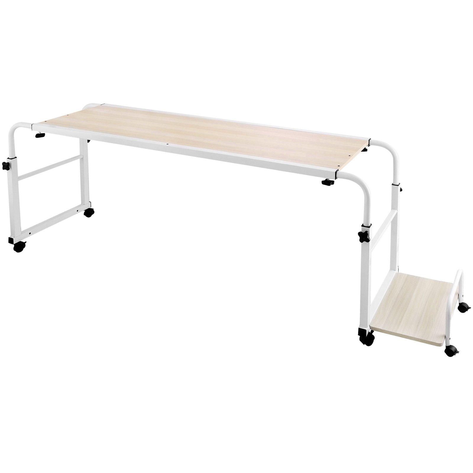 Laptop nachtkastje met host ondersteuning Computerstandaard boven bed Laptoptafel met wielen