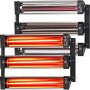 VEVOR Infrared Heating Spray Booth Lamp for Painting, 2 Sets, 3000W