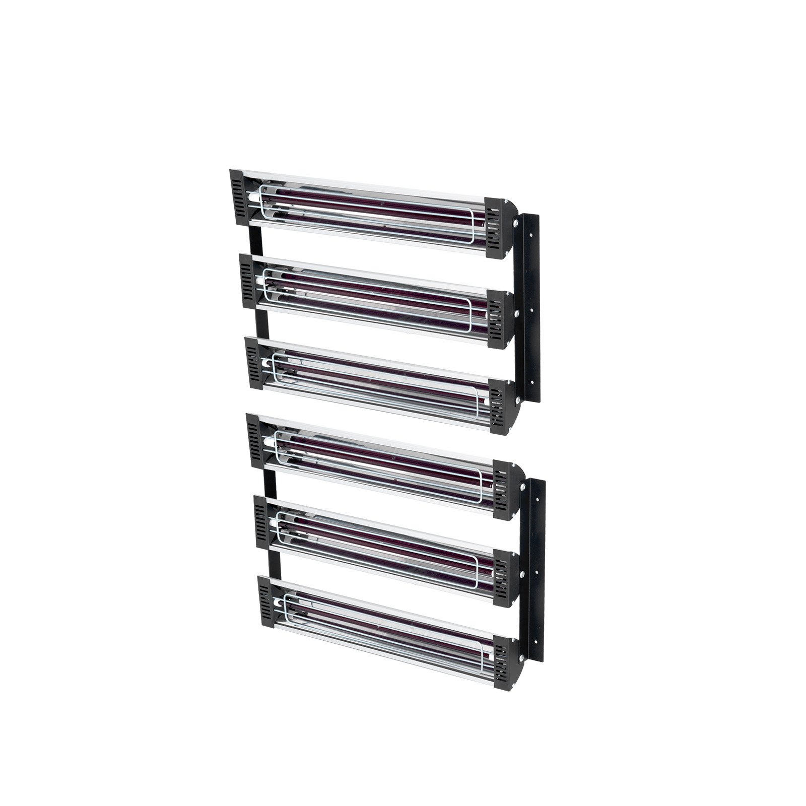 VEVOR Infrared Heater, Paint Curing Lamp, Heat Lamp, Curing for Cars, Infrared Paint, Cooking Area, Paint Heating Lamp 590x372x54 mm, 2 Sets, 3000 W, Plug NOT included