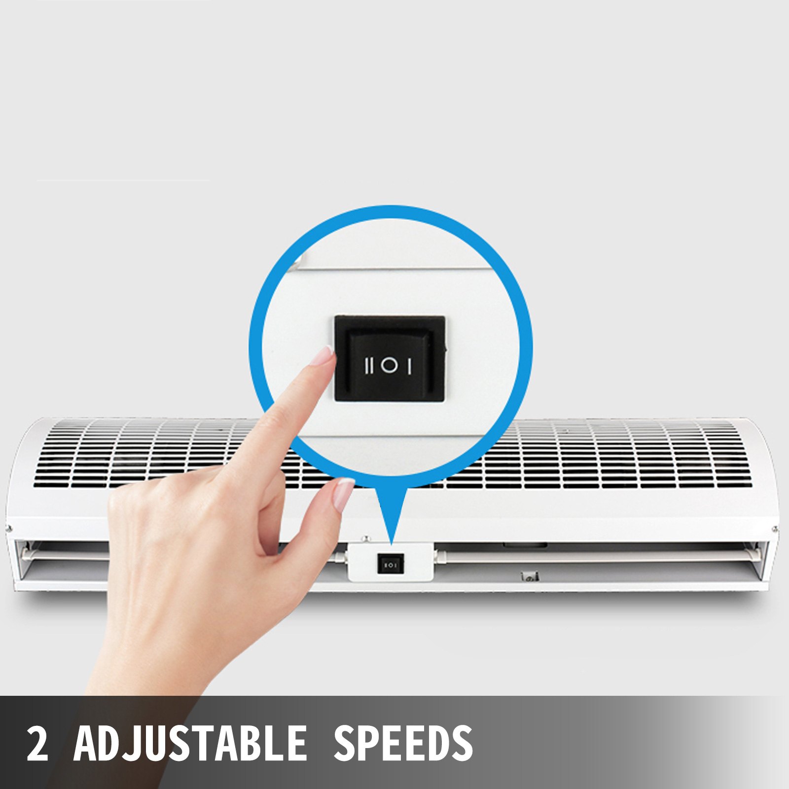 Commerciële Luchtgordijn Luchtgordijn Deur 120 cm Mute Luchtgordijn Afstandsbediening Gordijn Machine 2 Snelheden Voor Deuren Windows Etc.