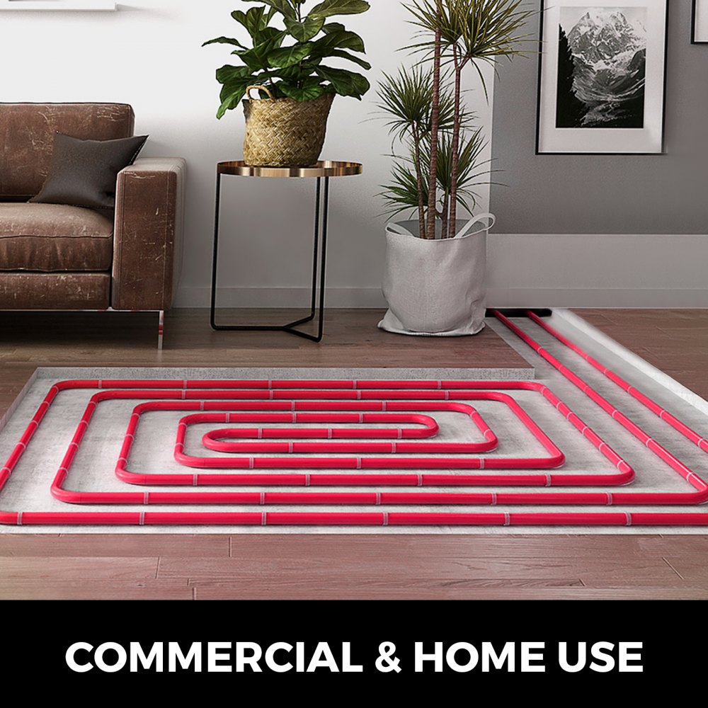 PEX verwarmingsbuis 16 x 2,0 mm 2 x 30,4 m rol verwarmingsbuis vloerverwarming