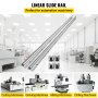 VEVOR Lineaire Geleiding Lineaire Rails Lineaire Schuifrail 1500mm Cnc Lineaire Gids Manier Rail Kit SBR20 Lineaire Schuifgeleider Presteren Goed