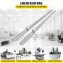 VEVOR linear rail set for cutting, grinding, milling, and drilling machines in lab setting.