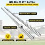 VEVOR linear rail set: high-quality steel material with aluminum alloy support and bearing steel block.