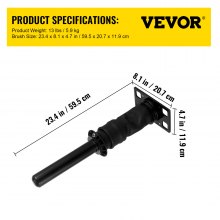 VEVOR achtercabine-schokdemper past op International Prostar Pro 2008-2017 3595977C96 3595977C95 cabineluchtschokdemper dempt rijtrillingen (enkel)