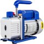 OI 3CFM 1/3HP Vacuum Pump Vacuum Pump 1.8CFM 1 Stage Refrigeration Vacuum Pump Vacuum Chamber 1440RPM for the vacuum pumping with R12, R22, or R134a as a cold-producing medium