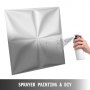 3D Wandpanelen 13ST Pack PVC Decoratief Wit 3D 50x50cm Tegels Bloemen