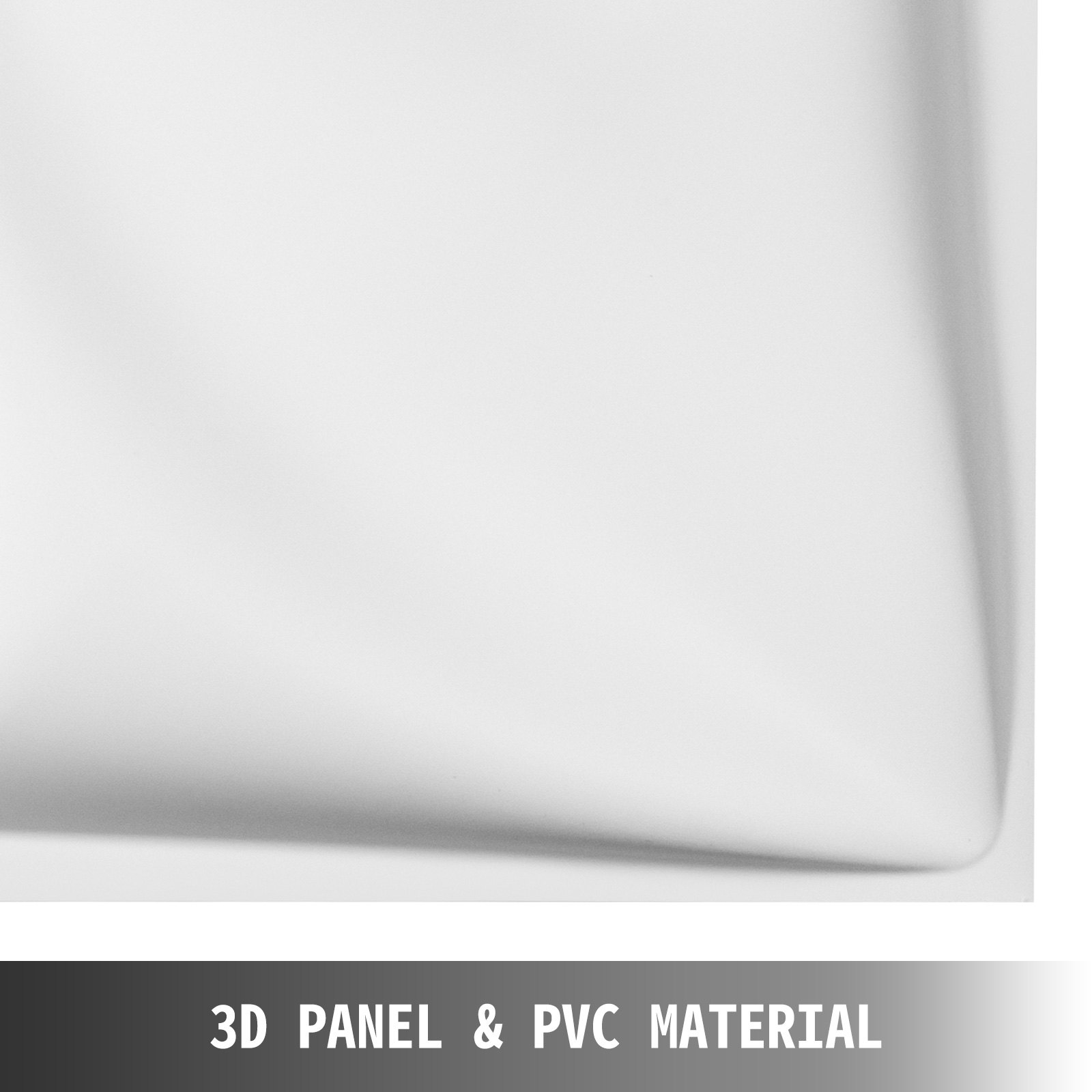 3D Wandpanelen 13ST Pack PVC Decoratief Wit 3D 50x50cm Tegels Bloemen