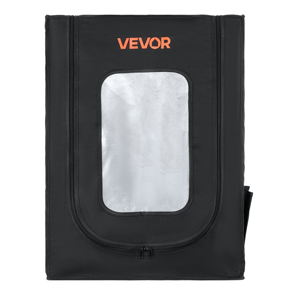 VEVOR 3D-printerbehuizing/printertent (55 x 65 x 75 cm), stofbestendige beschermkap met constante temperatuurregeling en ledverlichting, compatibel met gangbare modellen van Creality/ELEGOO/Anycubic