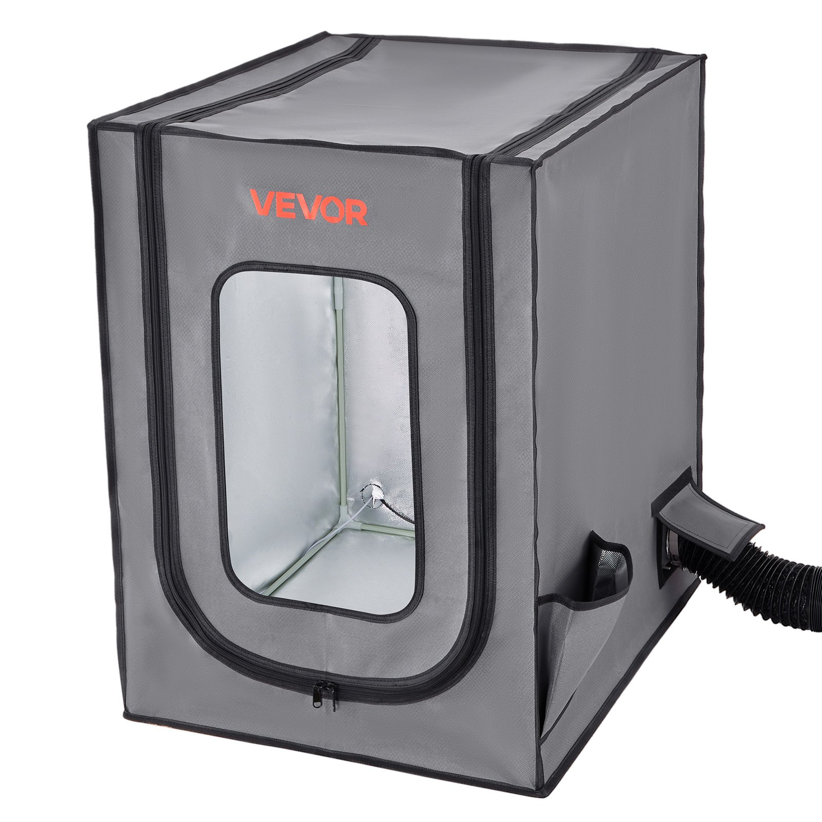 VEVOR 3D-printerbehuizing/printertent (55 x 65 x 75 cm), stof- en waterdichte beschermkap met constante temperatuurregeling en LED-verlichting, compatibel met Photon Mono/Mars 3, FDM/LCD-printers.