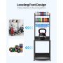 VEVOR 4-laags mobiel filament-opslagrek, filament-opslagrek voor 3D-printers, filamentspoelhouder op wielen, organizerstandaard voor 3D-printstudio