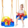 VEVOR 3-in-1 Toddler Swing Seat Baby Swing Seat with Adjustable Ropes Snap Hooks