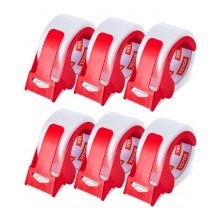 VEVOR Verpakkingstape Set van 6 59,436m Pakkettape Plakband met Dispenser 0,068mm