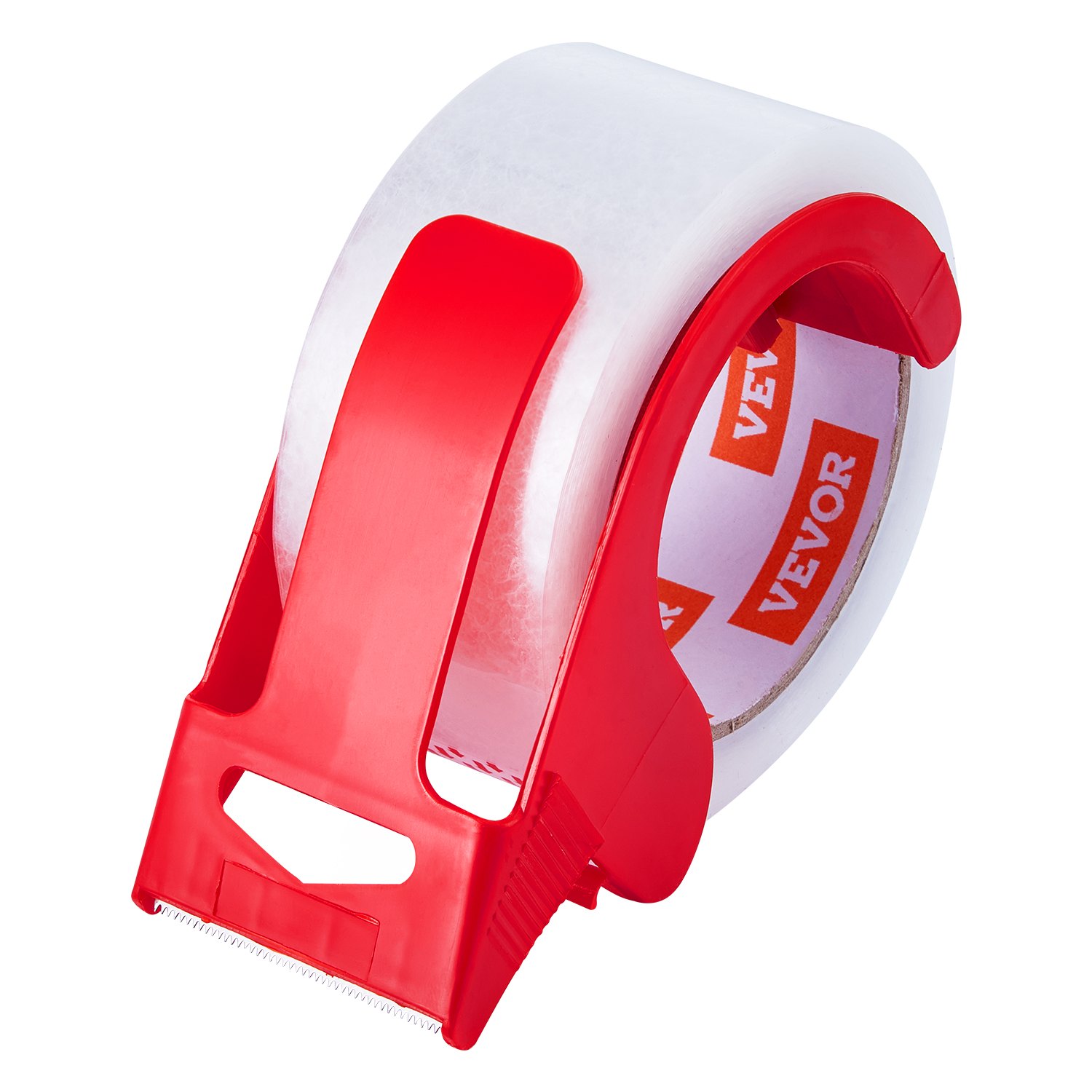 VEVOR Transparante verpakkingstape, kern van 76,2 mm, verpakking van 6 stuks 47,8 mm x 59,436 m Pakkettape met dispenser, 0,068 mm Zware tape Ideaal voor verhuizingen, opslag en verpakking, verzending en post