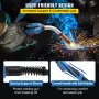 VEVOR laspistool Mig 4,6 m toortsvervanging flexibele kabel 250A inschakelduur 60% voor elektrische lassers intensief gebruik Lassen industriële omgevingen harde constructie