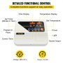 VEVOR External Sauna Heater Controller for 3KW-9KW Sauna Heaters Control Unit Sauna Stove Controller 104-221℉ Time Temperature