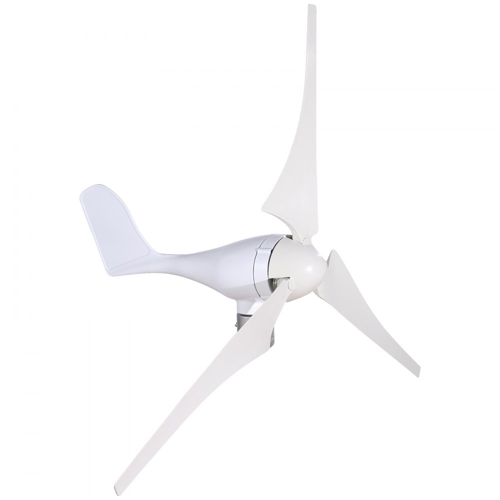 VEVOR Windturbinegenerator 400 W, 12 V elektrische MPPT-regelaar, 12 m/s windenergiecentrale met 3-bladige laadregelaar, windturbinegenerator voor stroomaanvulling.