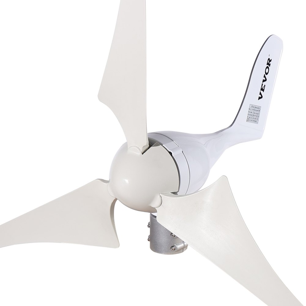VEVOR Windturbinegenerator 400 W, 12 V elektrische MPPT-regelaar, 12 m/s windenergiecentrale met 3-bladige laadregelaar, windturbinegenerator voor stroomaanvulling.