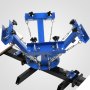 4 Color 2 Station Silk Screen Printing Kit Press Machine Flash Dryer Separated Electrical Control Box