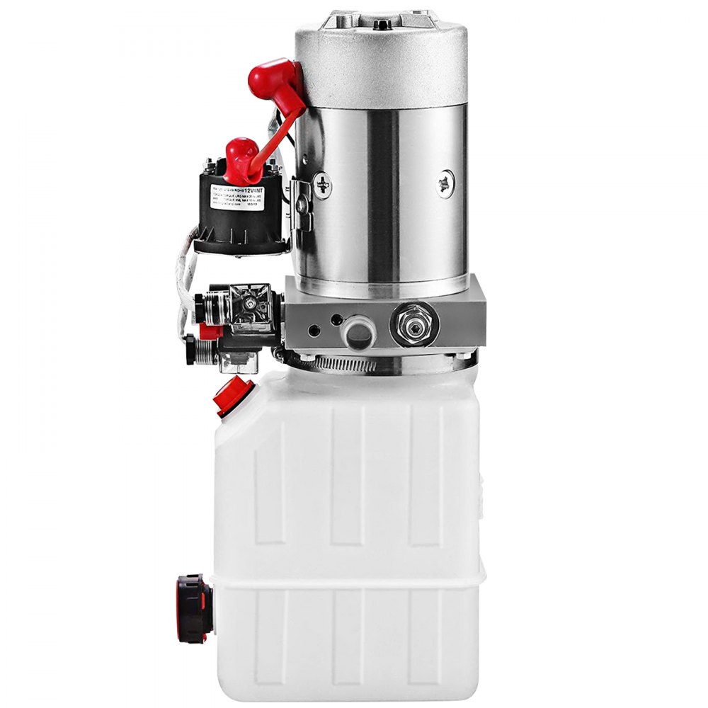 Hydraulic Pump Electric Hydraulic Pump 4 Quart Double Acting Plastic Reservoir For Dump Trailer