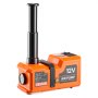 VEVOR elektrische hydraulische krik 5 ton met geïntegreerde luchtpomp, oranje, voor pick-ups, SUV's en sedans, hefhoogte 155–450 mm, bandenwisselgereedschap met afstandsbediening, veiligheidshamer en LED-verlichting