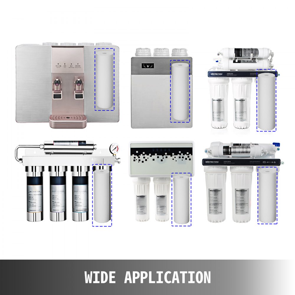 Big Blue Sediment Waterfilter voor het hele huis 5 micron - patronen van 4,5 inch x 10 inch