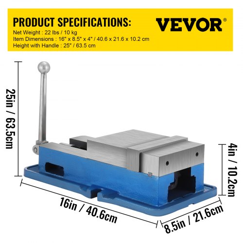 VEVOR Schroefklem Bankschroef 160 Mm, Tafelbankschroef 160 Mm Bankklemmen 150 Mm Professionele Gietijzeren Bankschroef Voor Kolomboormachines Met Brede Bekken VEVOR Schroefklem Bankschroef 160 Mm, Tafelbankschroef 160 Mm Bankklemmen 150 Mm Professionele Gietijzeren Bankschroef Voor Kolomboormachines Met Brede Bekken