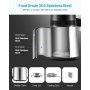 VEVOR Waterdestilleerder 6 L Groter Zuiver Waterfilter, 900 W Glazen Distilleerder, Drinkwaterapparaat met RVS Binnenwerk voor het Maken van Schoon Water, Waterdestilleerder Zilver