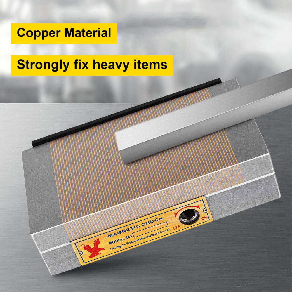 Vevor Permanente Magnetische Boorkop Voor Slijpmachine 6x6x1,8" Met Accessoires