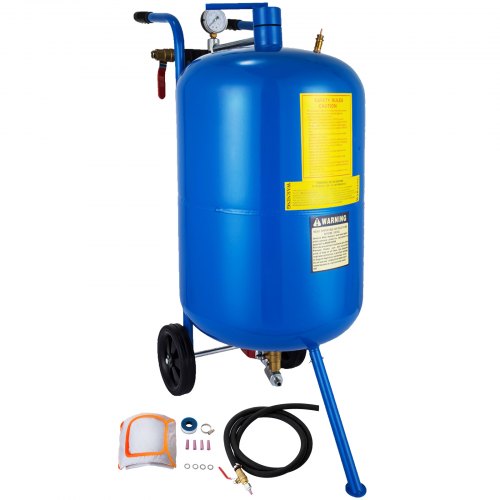 VEVOR Sandblaster Bead Pot Sand Blaster 20 Gallon 75L Grit Zandstralen