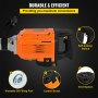 VEVOR Update 3500W Electric Breaker, 230V Electric Demolition Jack Hammer Drill, 1800 R/Min Chisel Concrete Road Breaker 360° Foregrip for Crushing Concrete