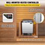BuoQua 9KW Electric Sauna Heater Stove with External Controller Wet & Dry 380V-415V Home Sauna Room Bath Shower Spa Heater Working Area 9-13m³ Sauna Room