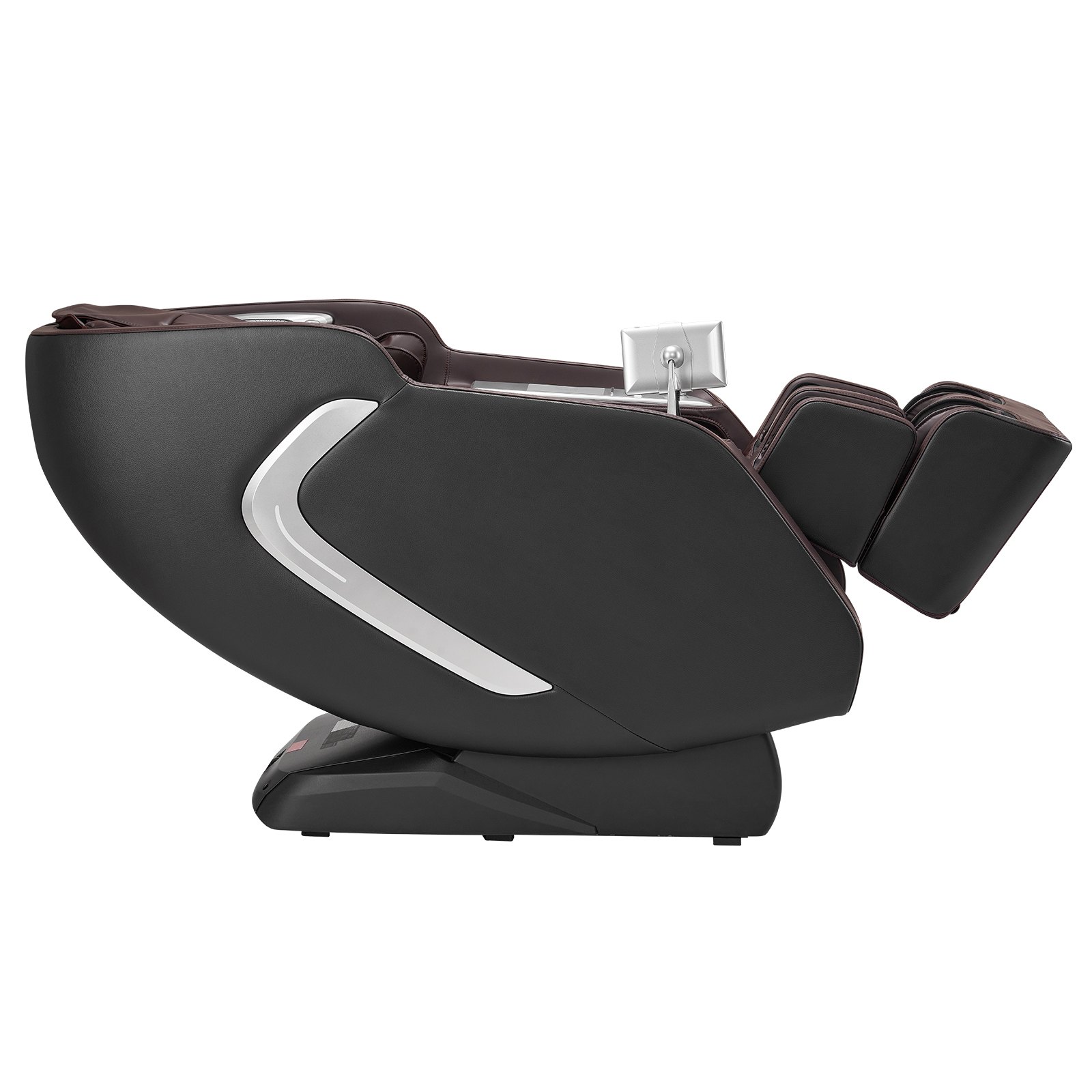 VEVOR Massagestoel Full Body Massagestoel Zero Gravity met SL-rail en Yoga Stretch-modus, Ontspannende stoel met verwarming en intrekbaar pedaal en 36 airbags en LCD-scherm Massagestoel 4D Massage