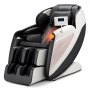 VEVOR Massagestoel Full Body Massagestoel Zero Gravity met SL-rail en 18 automatische standen, relaxstoel met verwarming en intrekbaar pedaal en 36 airbags, voetrol en LCD-scherm, massagestoel 3D-massage